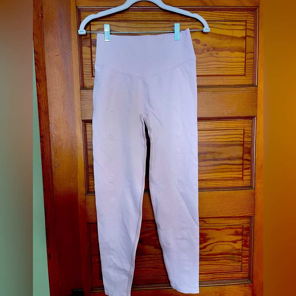 PINK leggings. Light pink, new with tags. Never worn once